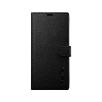 Husa Samsung Galaxy Note 10, Spigen Wallet S Tip Carte, Negru